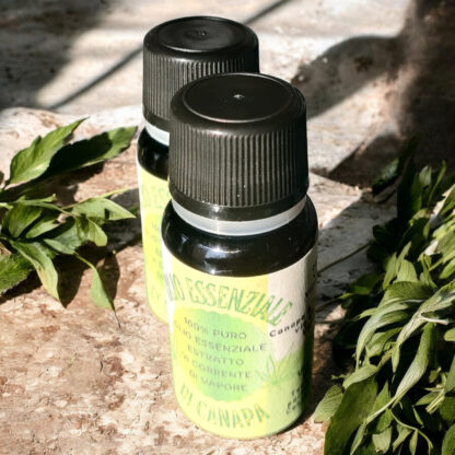Olio essenziale di canapa puro 10ml - immagine 2